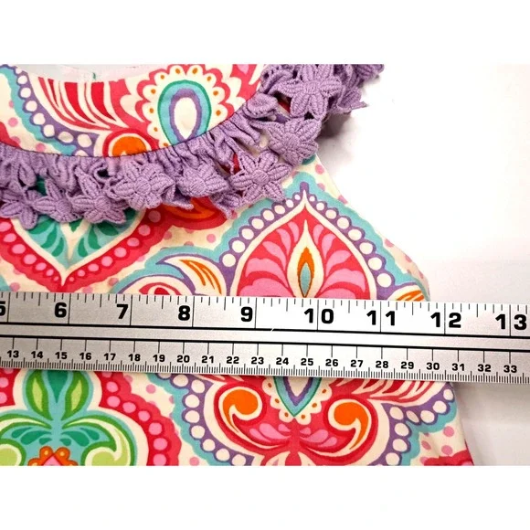 2 Vtg Girls Sz 4 Summer Dresses Children's‎ Place & Counting Daisies Boho Floral - Picture 13 of 15